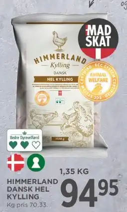 MENY Himmerland dansk hel kylling tilbud