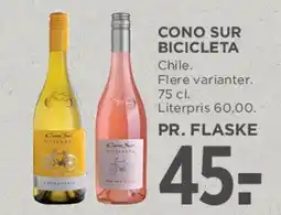 MENY Cono Sur Bicicleta tilbud