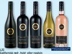 REMA 1000 LZC Californisk rød-, hvid- eller rosévin 75 cl tilbud
