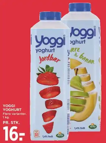 MENY Yoggi yoghurt tilbud
