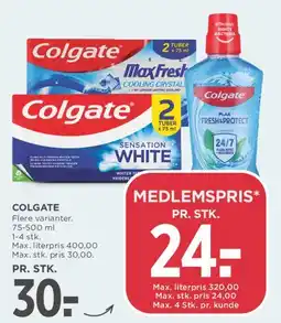 MENY Colgate tilbud