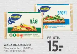 MENY Wasa knækbrød tilbud