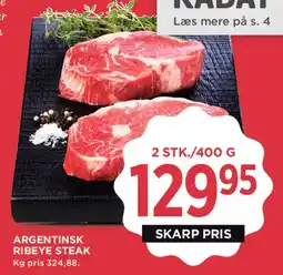MENY Argentinsk Ribeye Steak tilbud