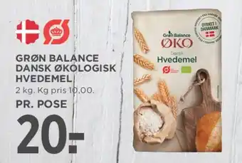 MENY Grøn Balance Dansk Økologisk Hvedemel tilbud