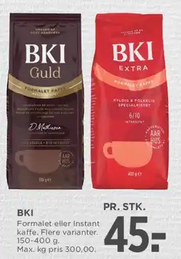 MENY BKI kaffe tilbud