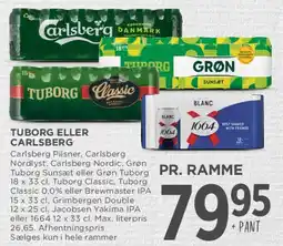 MENY Tuborg eller Carlsberg tilbud