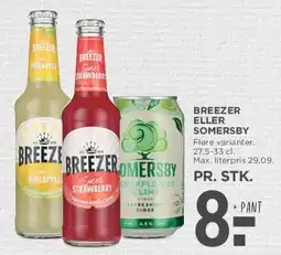 MENY Breezer eller Somersby tilbud
