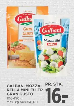 MENY Galbani Mozzarella Mini eller Gran Gusto tilbud