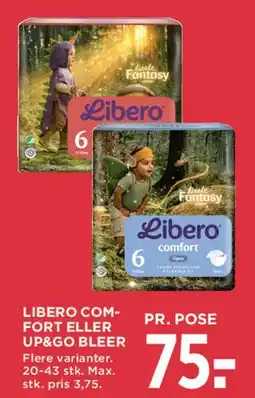 MENY Libero bleer (Comfort eller Up&Go) tilbud