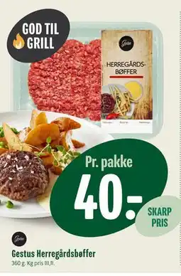 Min Købmand Gestus Herregårdsbøffer tilbud