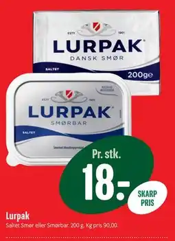 Min Købmand Lurpak tilbud