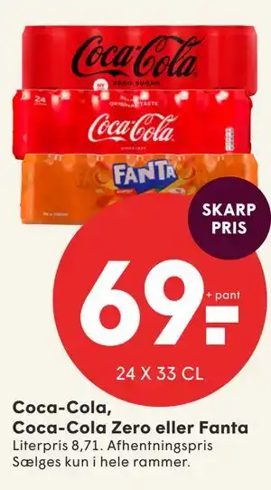 SPAR Coca-Cola, Coca-Cola Zero eller Fanta tilbud