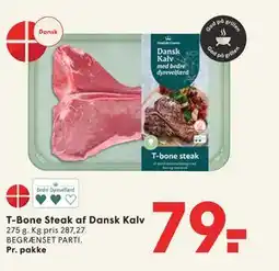 SPAR T-Bone Steak af Dansk Kalv tilbud