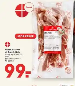 SPAR Flæsk i Skiver af Dansk Gris tilbud