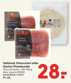 SPAR Italiensk Charcuteri eller Gestus Pizzabunde tilbud