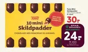 SPAR Toms Mini Skildpadder tilbud