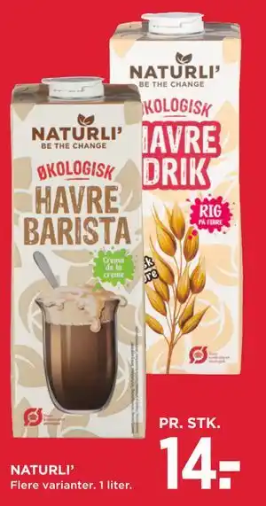 MENY NATURLI’ tilbud