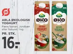 MENY ARLA ØKOLOGISK YOGHURT tilbud