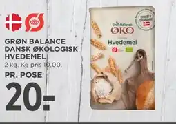 MENY GRØN BALANCE DANSK ØKOLOGISK HVEDEMEL tilbud