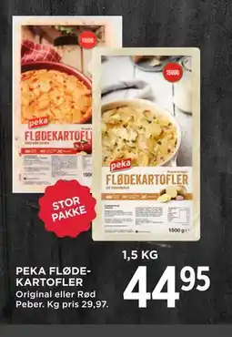 MENY PEKA FLØDEKARTOFLER tilbud