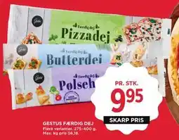 MENY GESTUS FÆRDIG DEJ tilbud