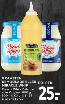 MENY GRAASTEN REMOULADE ELLER MIRACLE WHIP tilbud