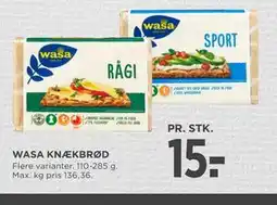 MENY WASA KNÆKBRØD tilbud