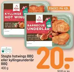 REMA 1000 Stegte hotwings BBQ eller kyllingeunderlår BBQ tilbud