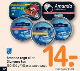 REMA 1000 Amanda rogn eller Glyngøre tun tilbud