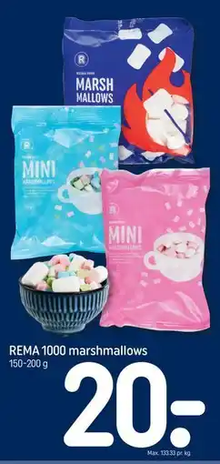 REMA 1000 REMA 1000 marshmallows tilbud
