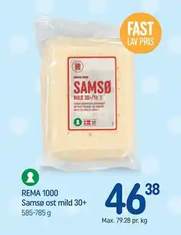 REMA 1000 REMA 1000 Samsø ost mild 30+ tilbud