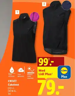 Lidl CRIVIT Cykelvest tilbud
