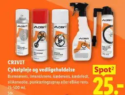 Lidl CRIVIT Cykelpleje og vedligeholdelse tilbud