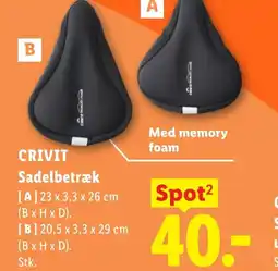 Lidl CRIVIT Sadelbetræk tilbud