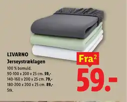 Lidl LIVARNO Jerseystræklagen tilbud