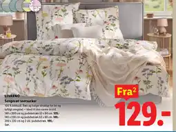 Lidl LIVARNO Sengesæt seersucker tilbud