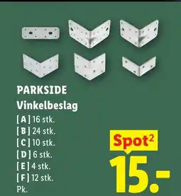 Lidl PARKSIDE Vinkelbeslag tilbud