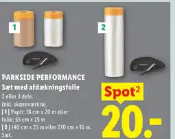 Lidl PARKSIDE PERFORMANCE Sæt med afdækningsfolie tilbud