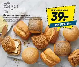 Bilka Bagerens morgenmenu tilbud