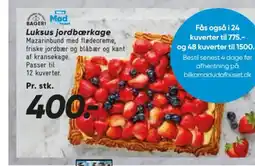 Bilka Luksus jordbærkage tilbud