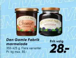Bilka Den Gamle Fabrik marmelade tilbud