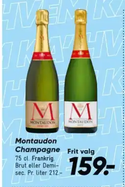 Bilka Montaudon Champagne tilbud