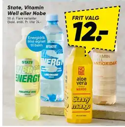 Bilka State, Vitamin Well eller Nobe tilbud