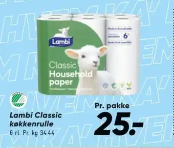 Bilka Lambi Classic køkkenrulle tilbud