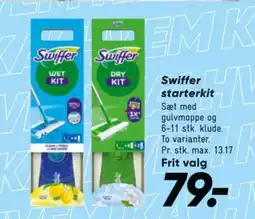 Bilka Swiffer starterkit tilbud
