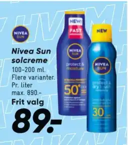 Bilka Nivea Sun solcreme tilbud