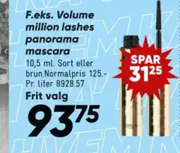Bilka F.eks. Volume million lashes panorama mascara tilbud