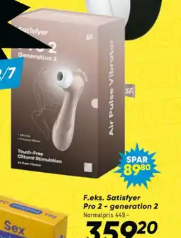 Bilka F.eks. Satisfyer Pro 2-generation 2 tilbud