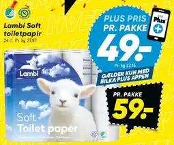 Bilka Lambi Soft toiletpapir tilbud