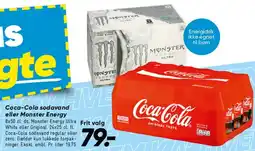 Bilka Coca-Cola sodavand eller Monster Energy (top) tilbud